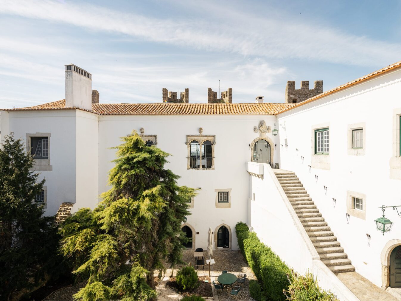 Exterior da Pousada Castelo Óbidos