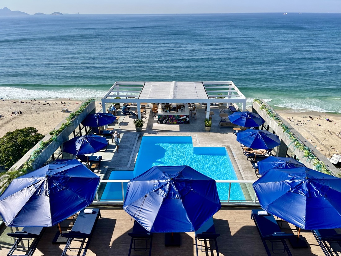 Vista do Pestana Rio Atlantica, um hotel e resort com localização central