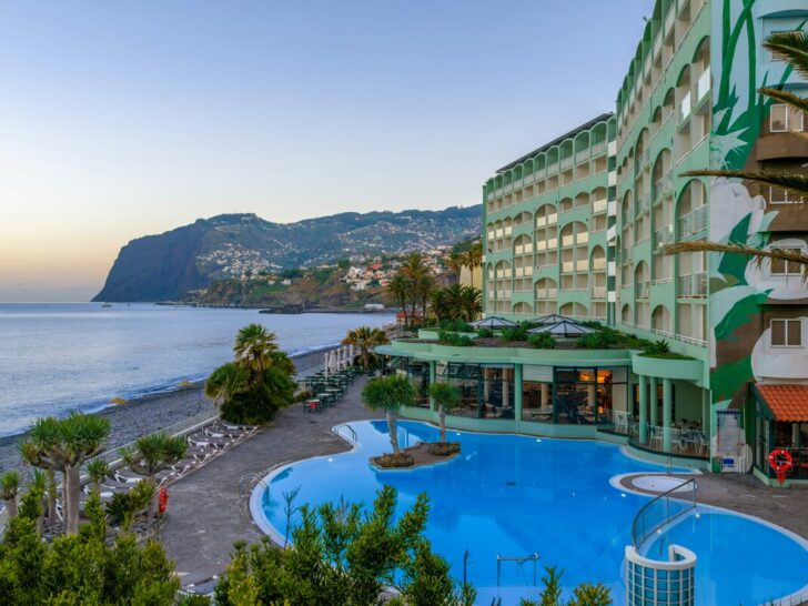 Vista para o mar do Pestana Ocean Bay, na Madeira